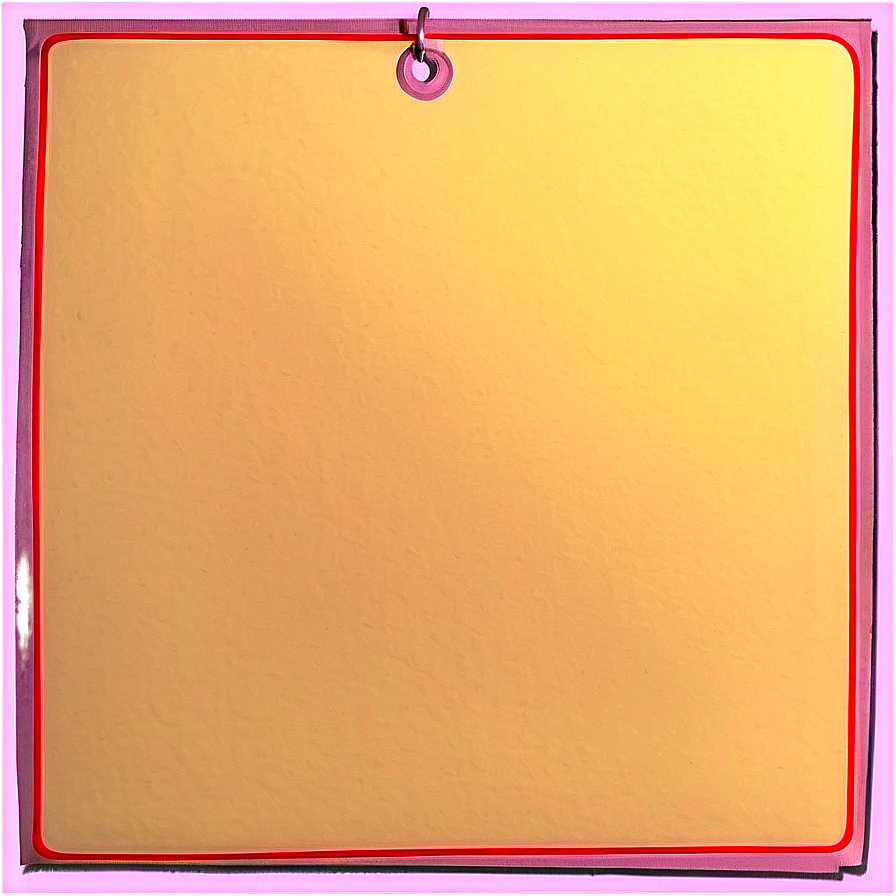 Note Paper Border Png Bcb PNG Image