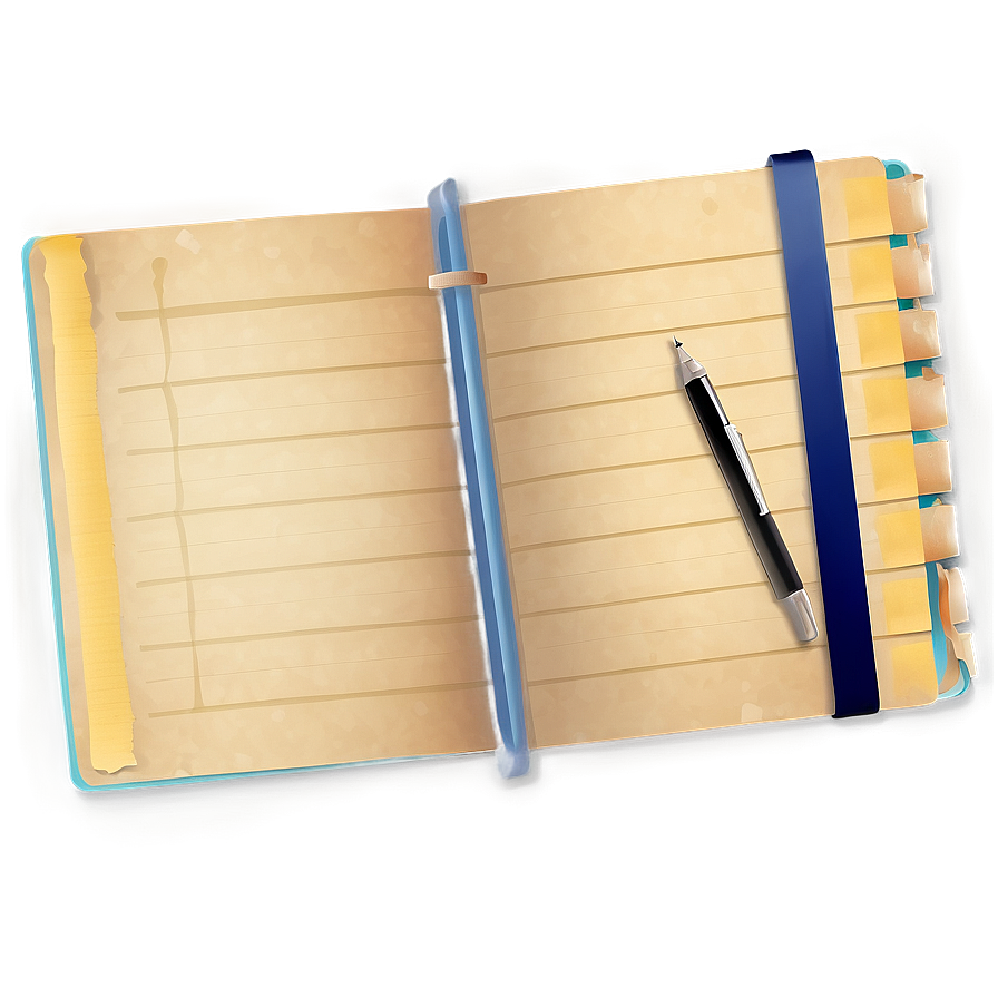 Note Paper With Bookmark Png 39 PNG Image