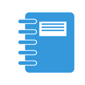 Notebook Icon Graphic PNG Image