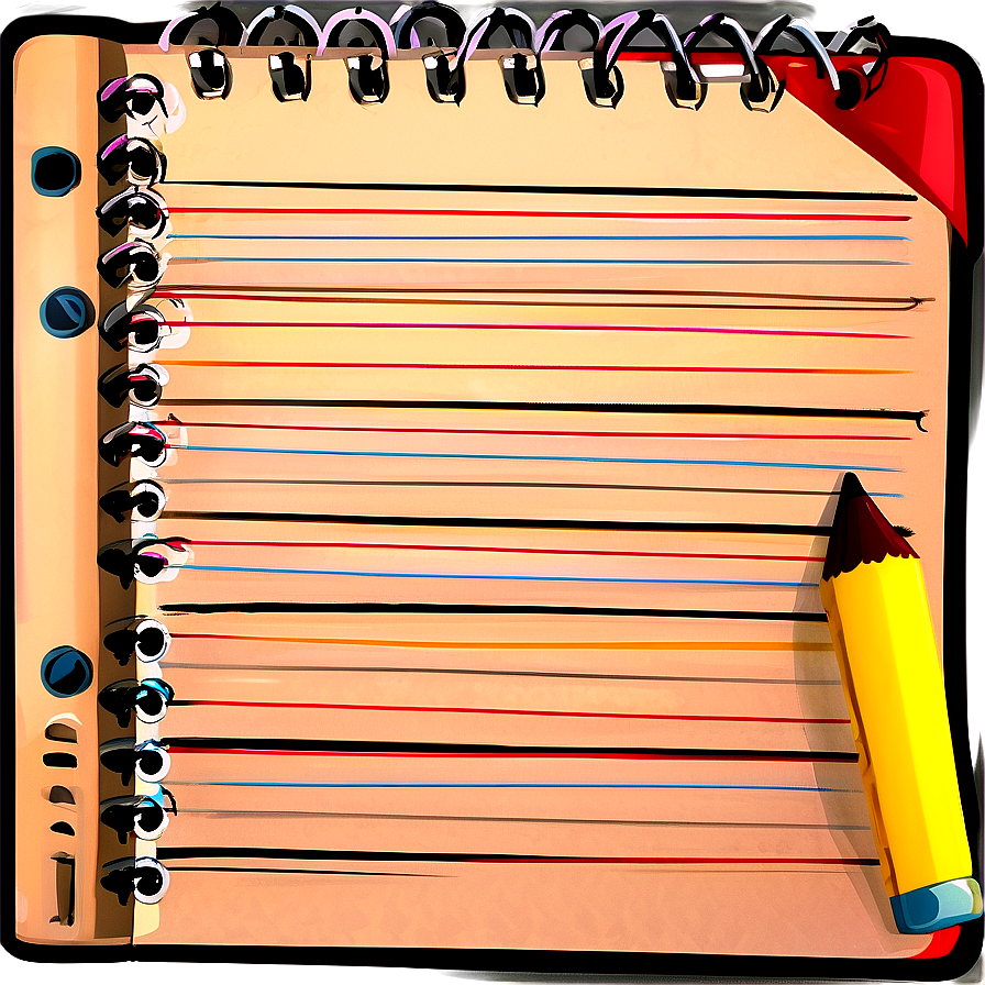 Notebook Paper Clipart Png Knj PNG Image