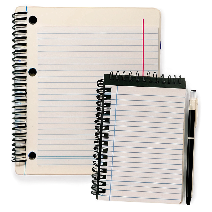 Notebook Paper With Border Png 05252024 PNG Image