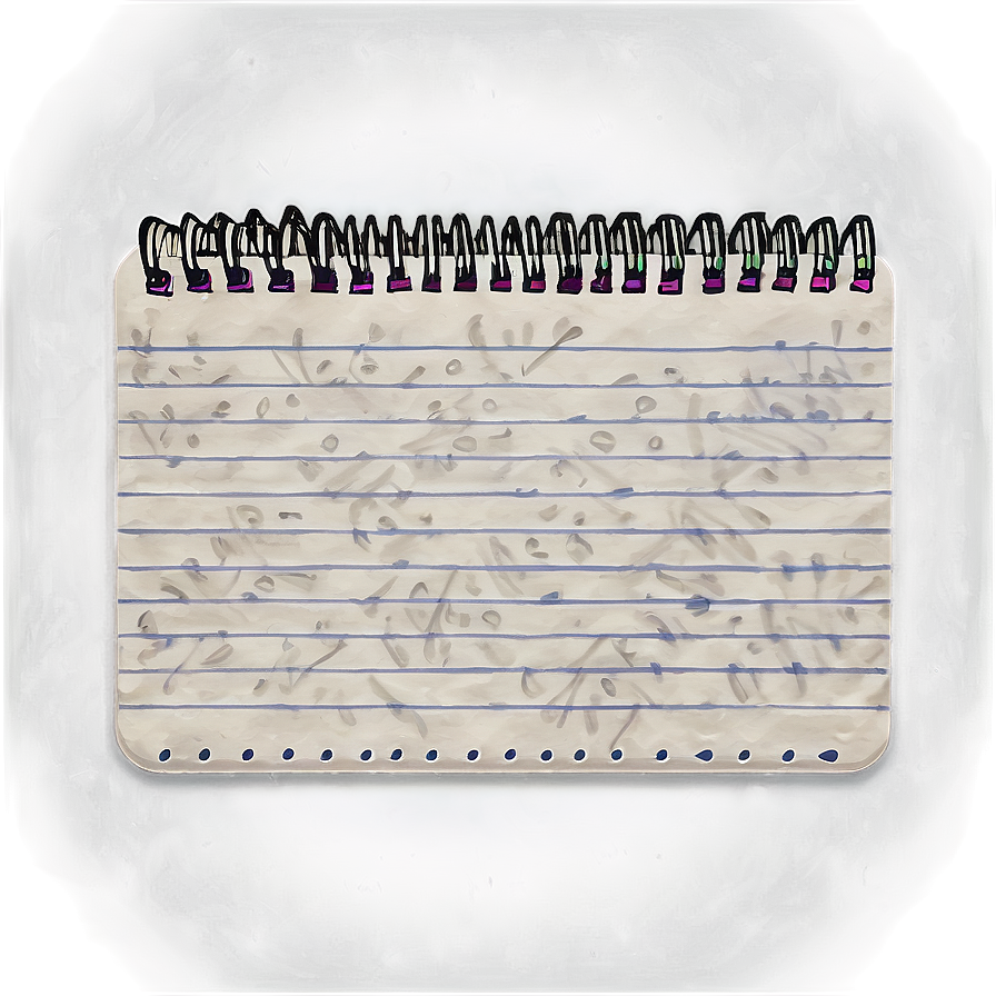 Notebook Paper With Doodles Png 83 PNG Image