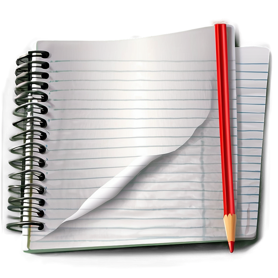 Notebook Paper With Spiral Png Sjj35 PNG Image