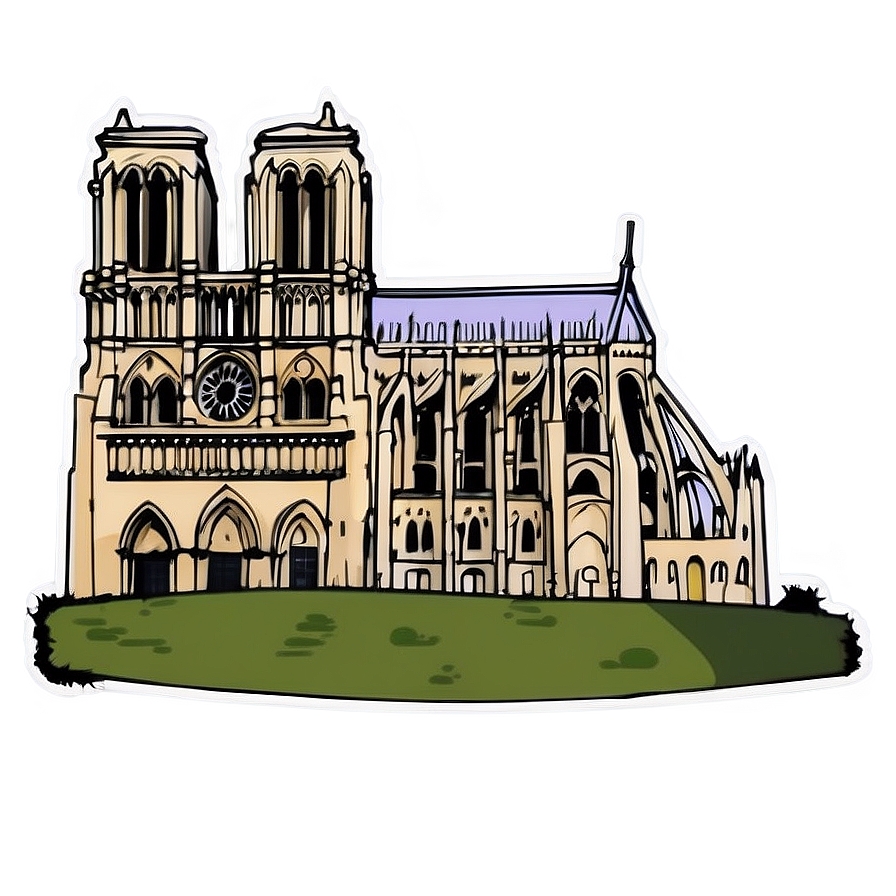 Notre Dame French Gothic Png 85 PNG Image