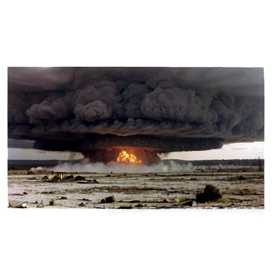 Nuclear Bomb Explosion Aftermath Png Aak PNG Image