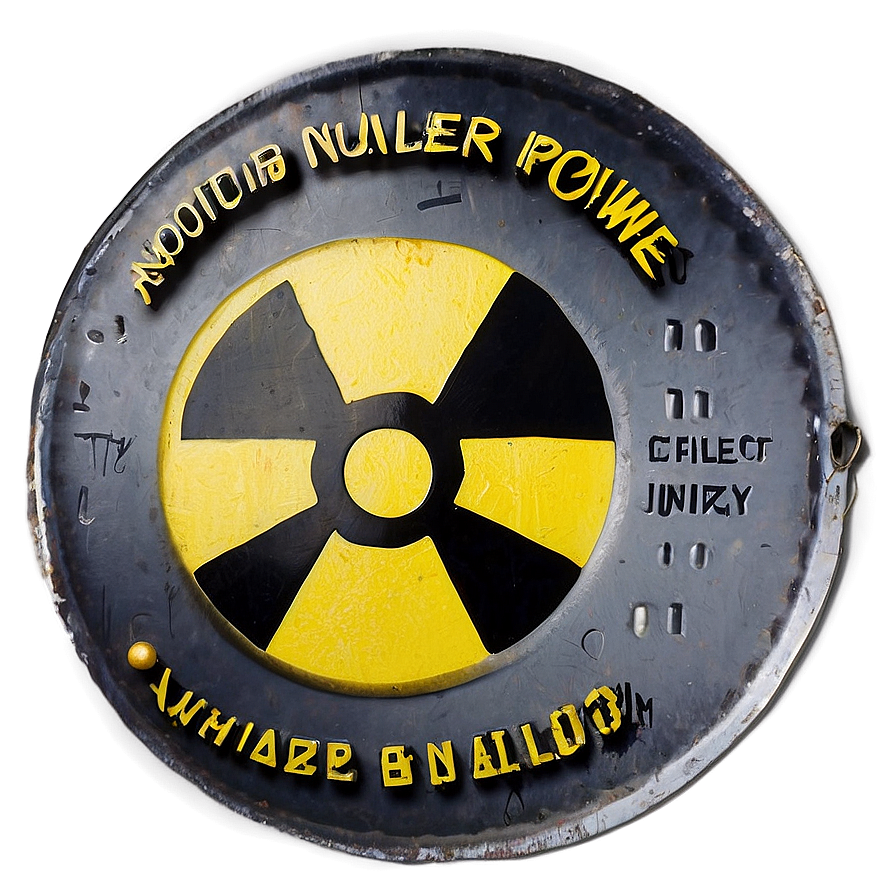 Nuclear Power Warning Sign Png Cco PNG Image