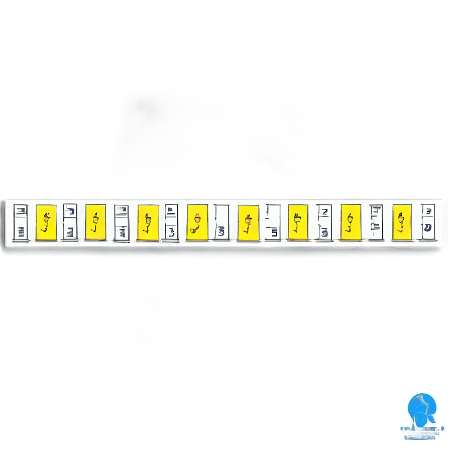 Number Line For Counting By 5s Png Jet PNG Image