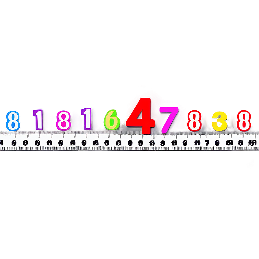 Number Line For Math Activities Png Rqe61 PNG Image