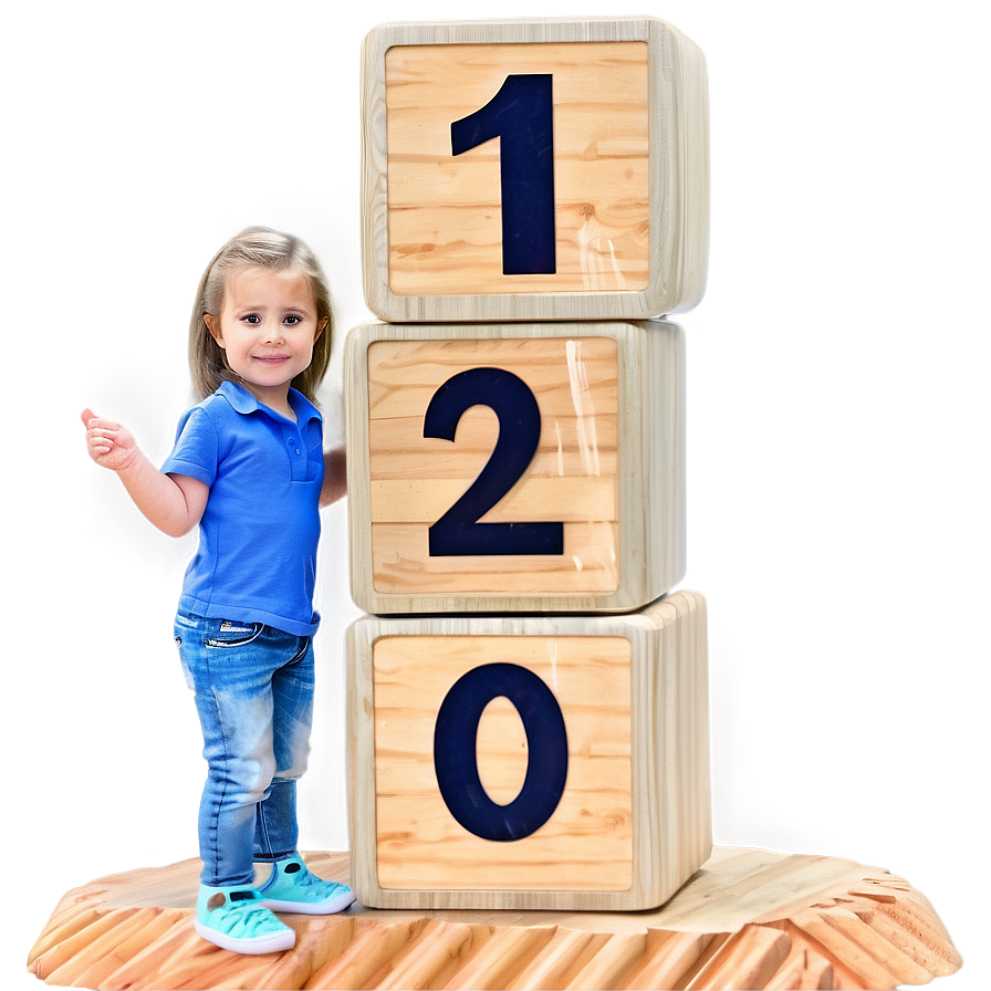 Numbers On Blocks Png 06202024 PNG Image