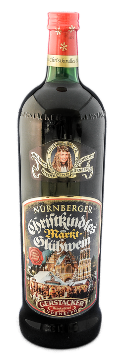 Nuremberg Christkindlesmarkt Gluehwein Bottle PNG Image