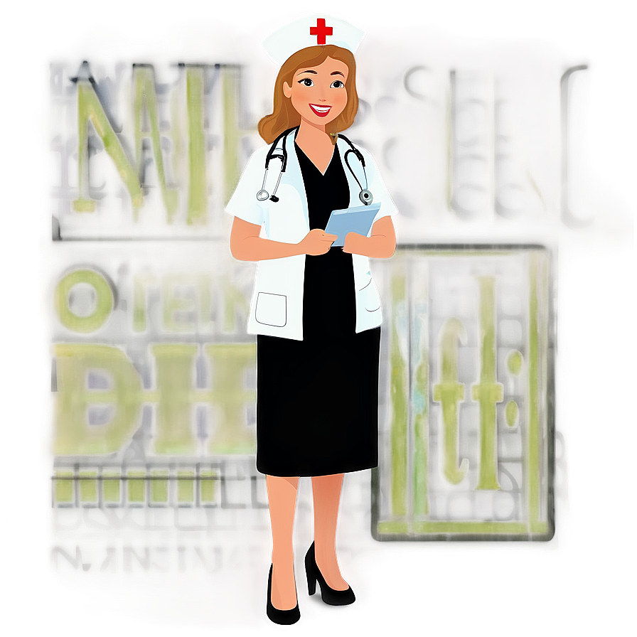 Nurse Graduate Cartoon Png Fci42 PNG Image