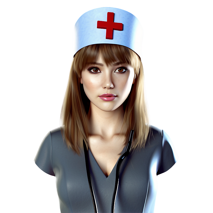 Nurse Hat With Cross Png 06132024 PNG Image