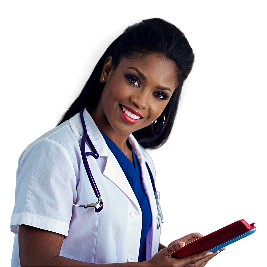 Nurse Holding Clipboard Png Svv95 PNG Image