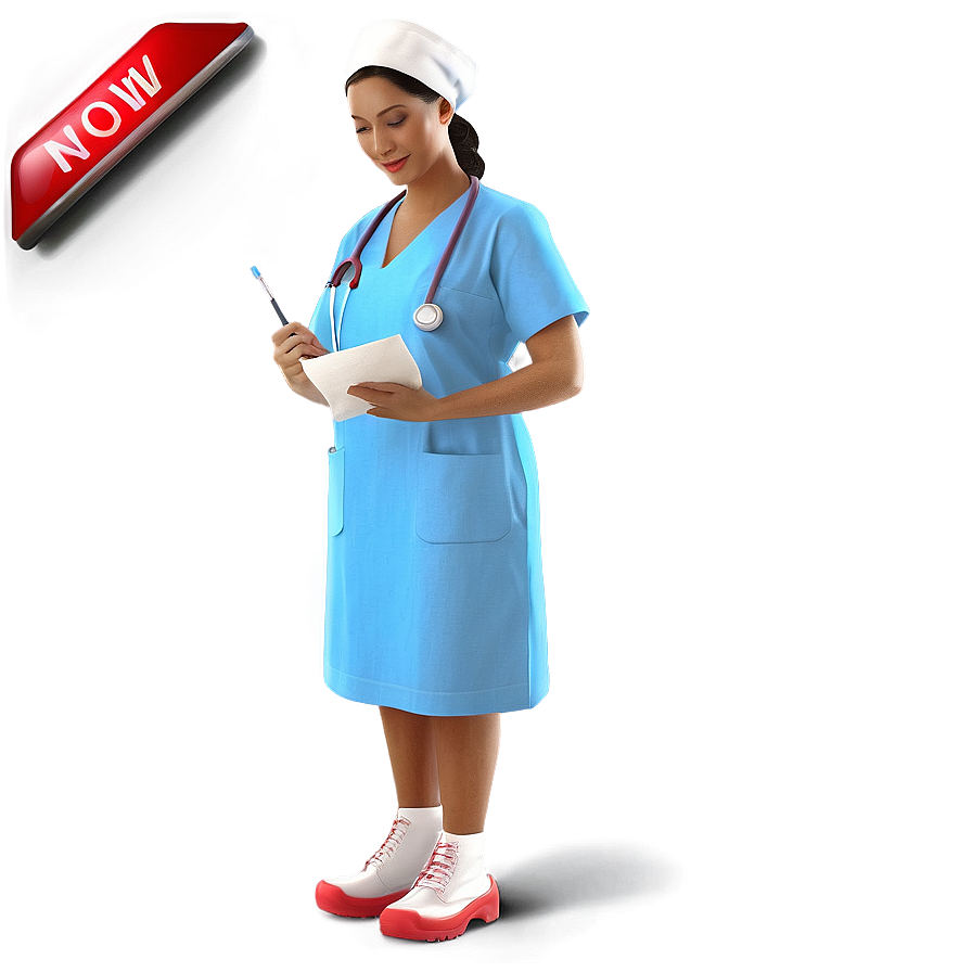 Nurse In Action Png Bmv46 PNG Image