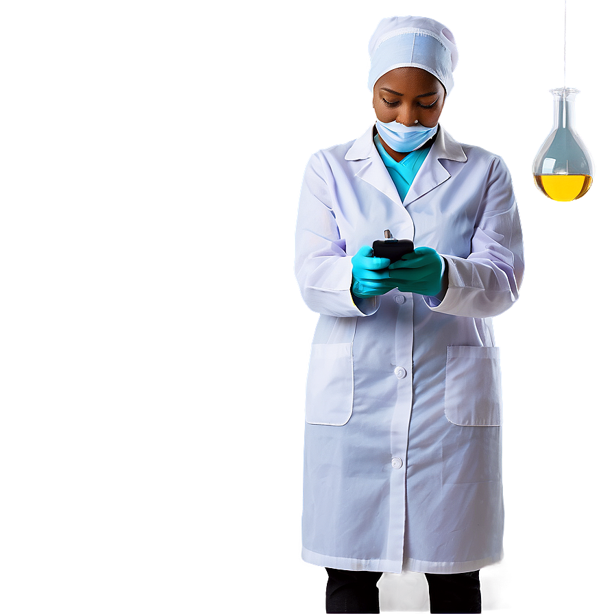 Nurse In Laboratory Png Fag27 PNG Image