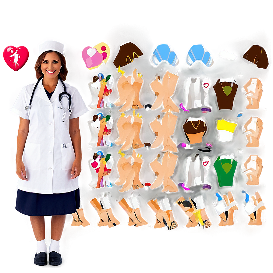 Nurse Uniform Png Pfh PNG Image