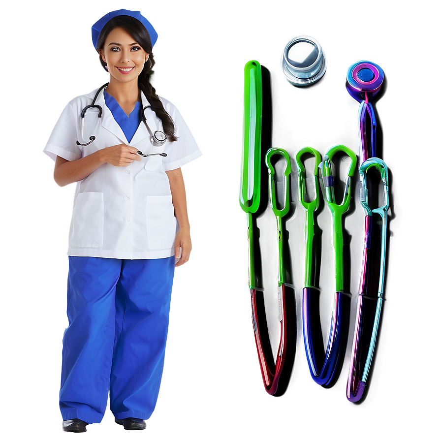 Nurse With Stethoscope Png 79 PNG Image