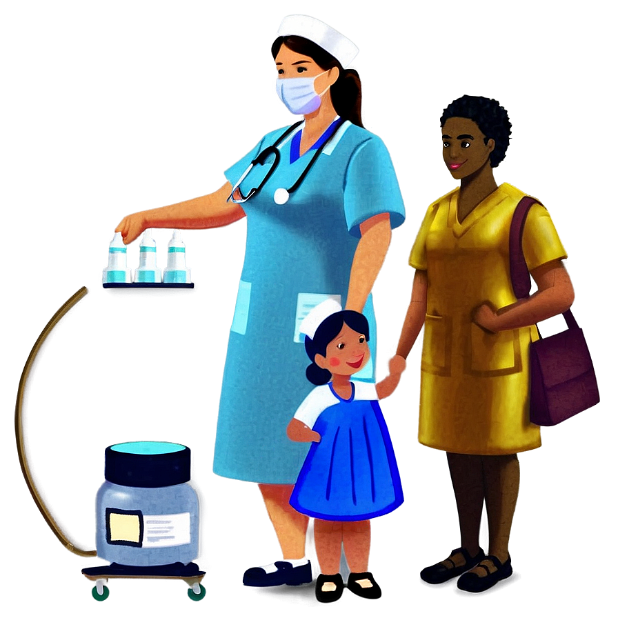 Nurse With Vaccine Png 05242024 PNG Image