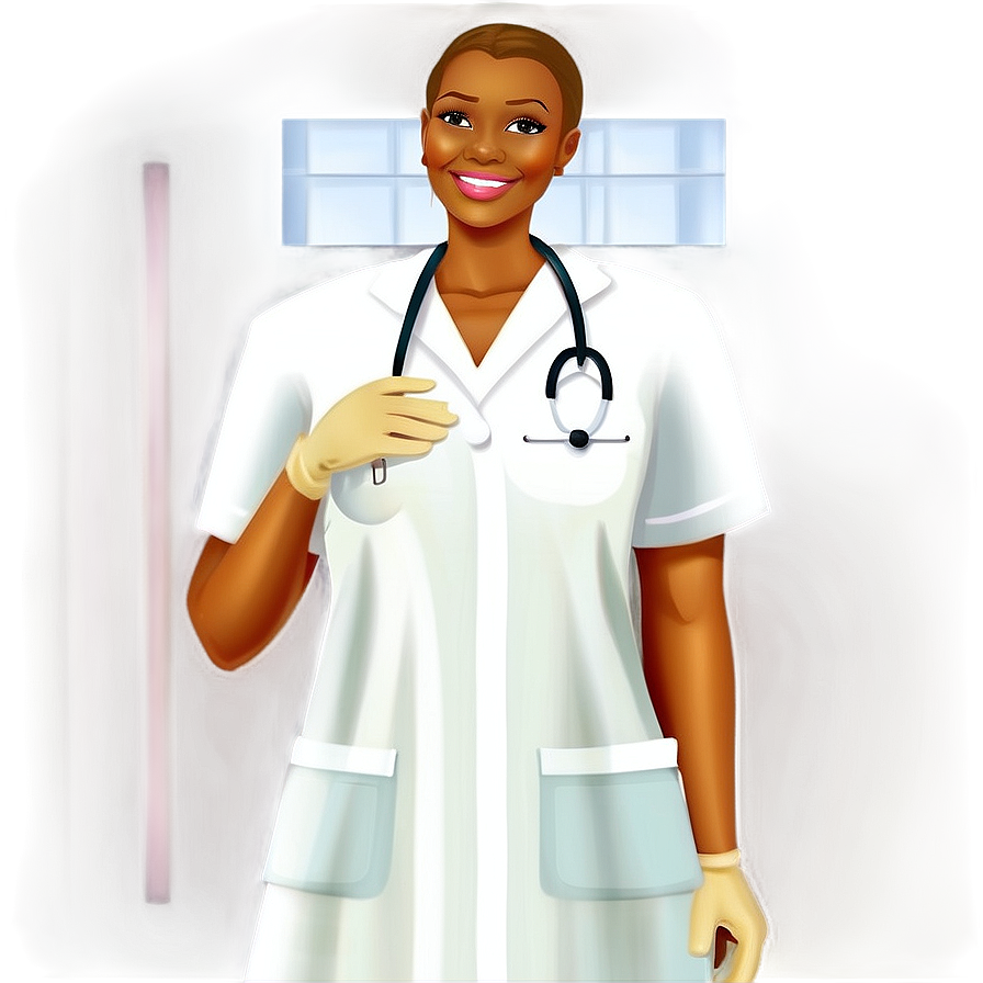 Nurse With Vaccine Png Bbp PNG Image