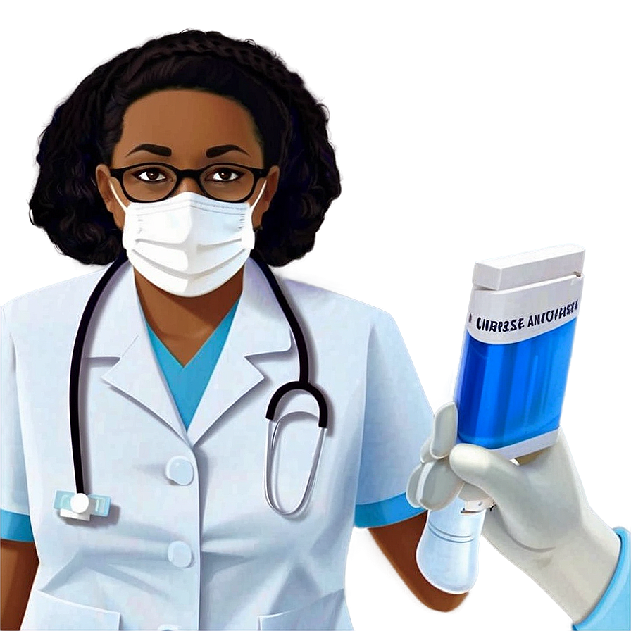 Nurse With Vaccine Png Tyg45 PNG Image