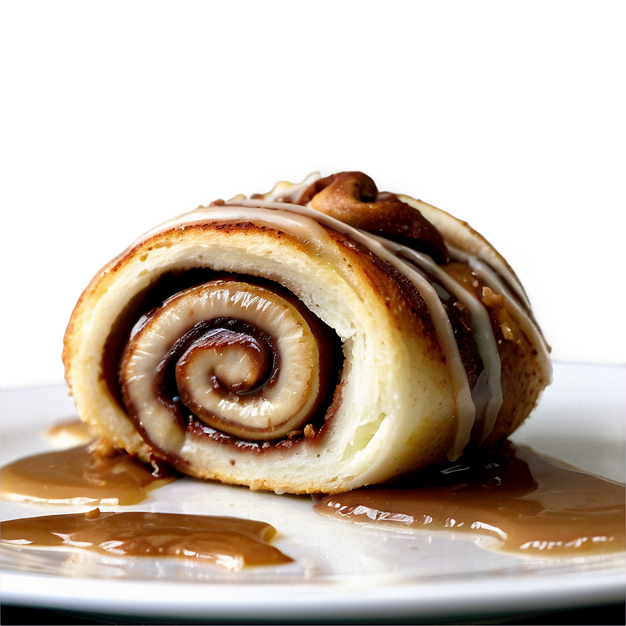 Nutella Stuffed Cinnamon Roll Png Xea PNG Image