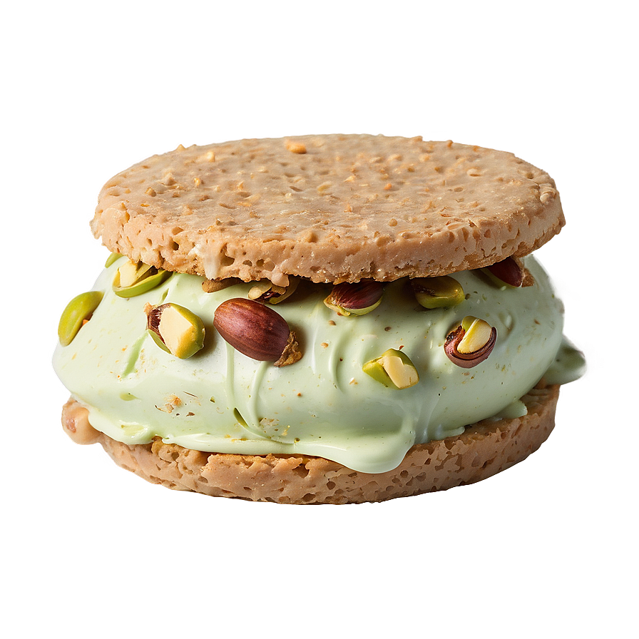 Nutty Pistachio Ice Cream Sandwich Png Dmu26 PNG Image