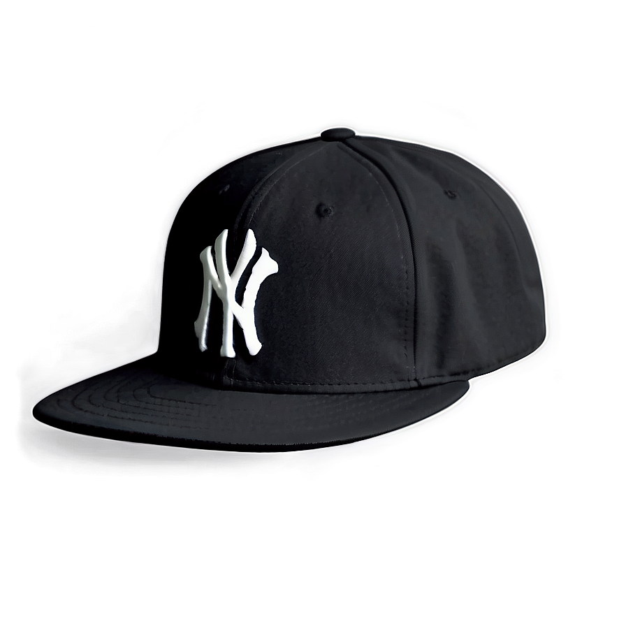 Ny Hat In Black And White Png 71 PNG Image