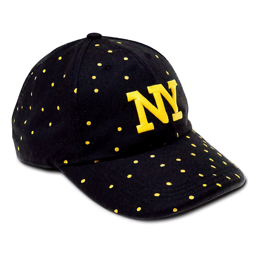 Ny Hat With Polka Dots Png Ffe PNG Image