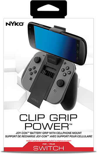 Nyko Clip Grip Powerfor Nintendo Switch PNG Image