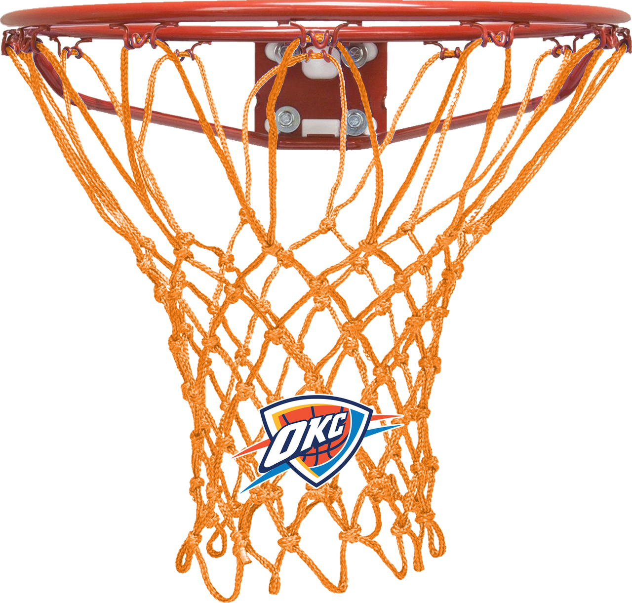 O K C Basketball Hoopand Net PNG Image