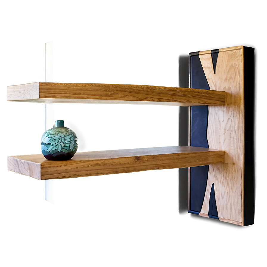 Oak Floating Shelves Png Iss PNG Image