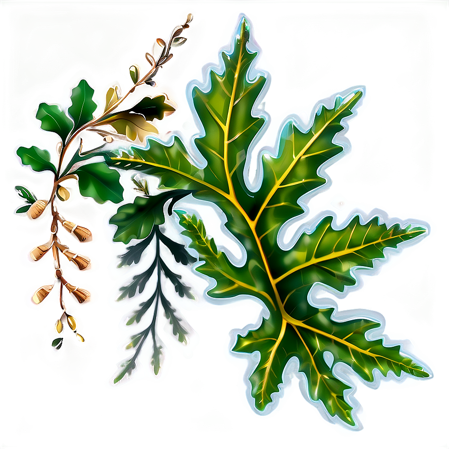 Oak Leaf Decoration Png 06292024 PNG Image