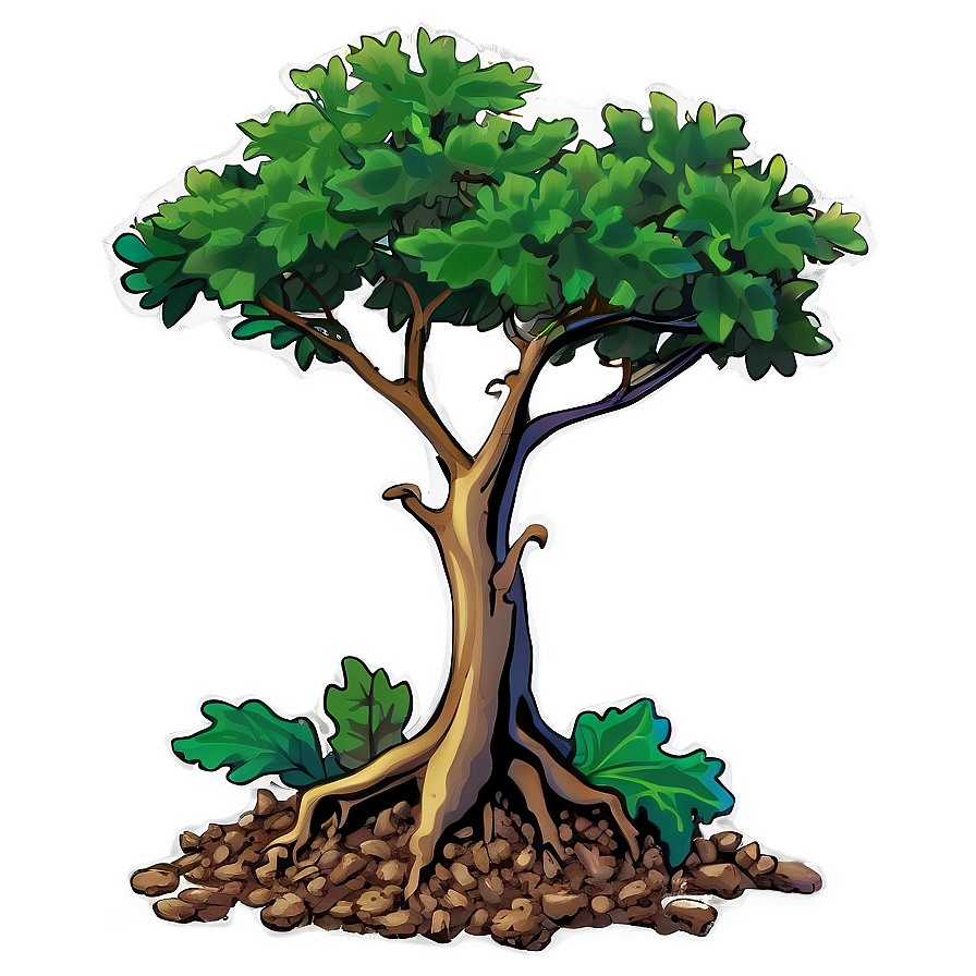 Oak Sapling Growth Png Jva1 PNG Image