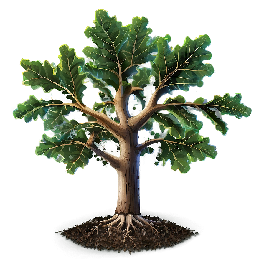 Oak Sapling Growth Png Qhw27 PNG Image