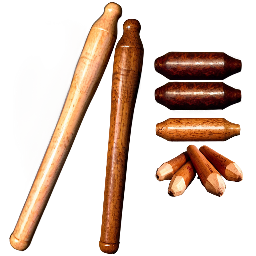 Oak Wood Drumsticks Png Lgu PNG Image