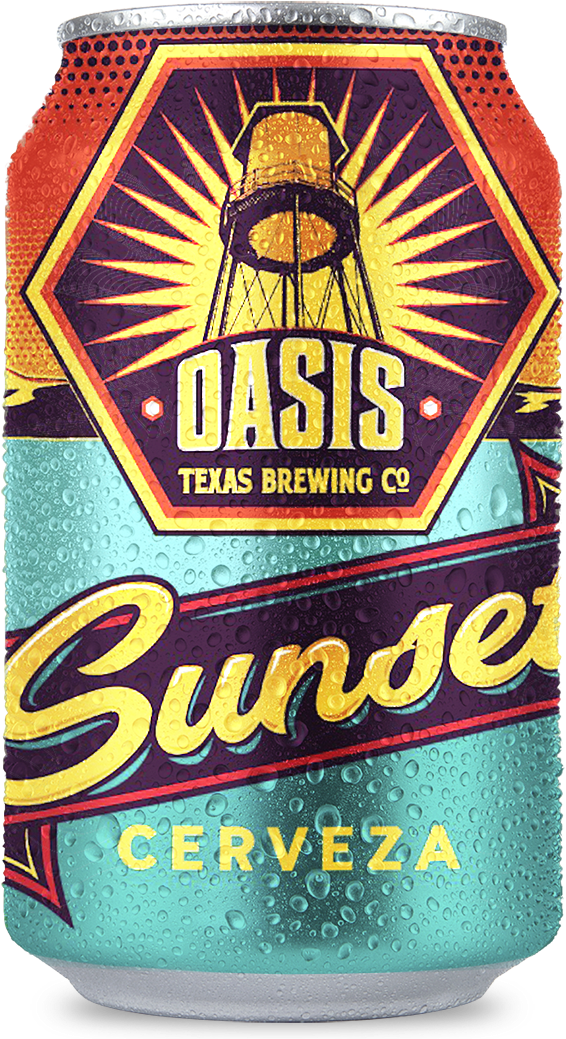 Oasis Texas Brewing Co Sun Eater Beer Can PNG Image