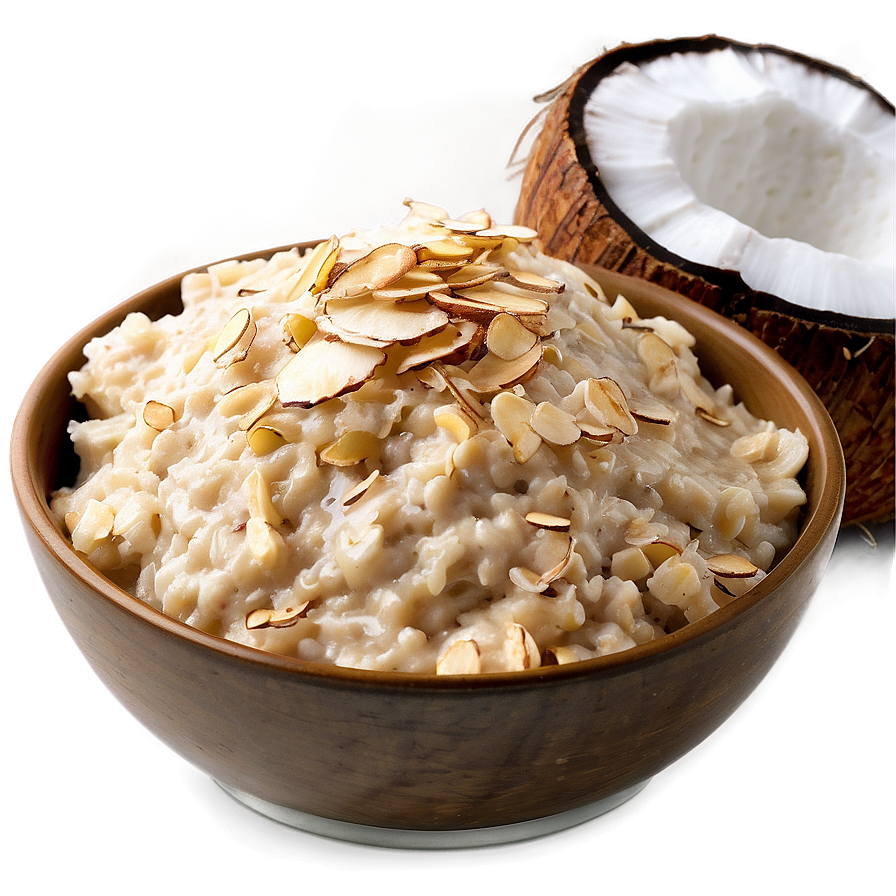 Oatmeal And Coconut Png 06122024 PNG Image