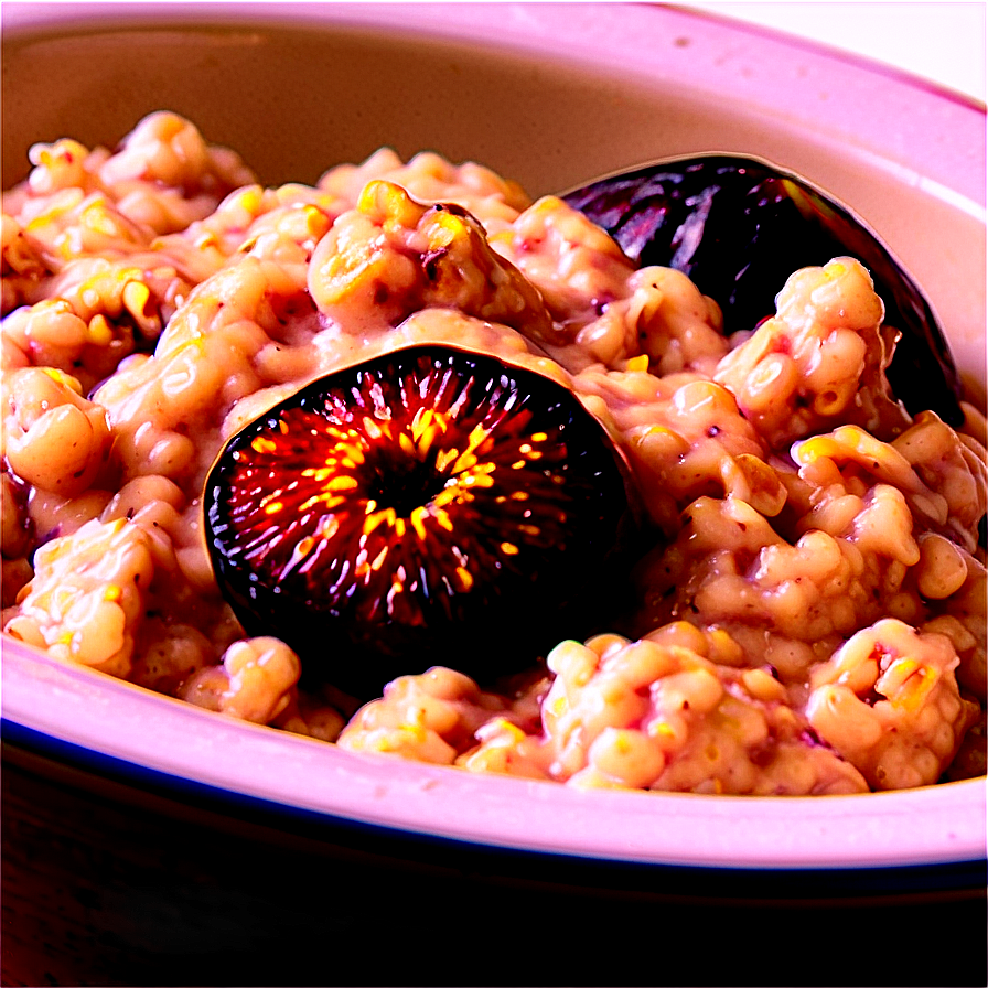 Oatmeal With Fig Png 06122024 PNG Image