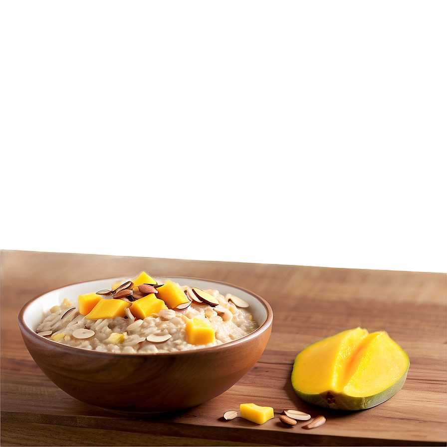 Oatmeal With Mango Png Esr70 PNG Image