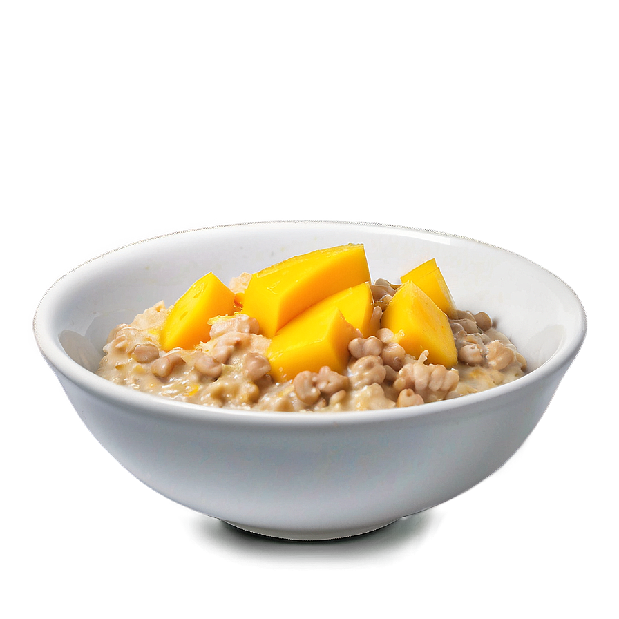 Oatmeal With Mango Png Fuf41 PNG Image