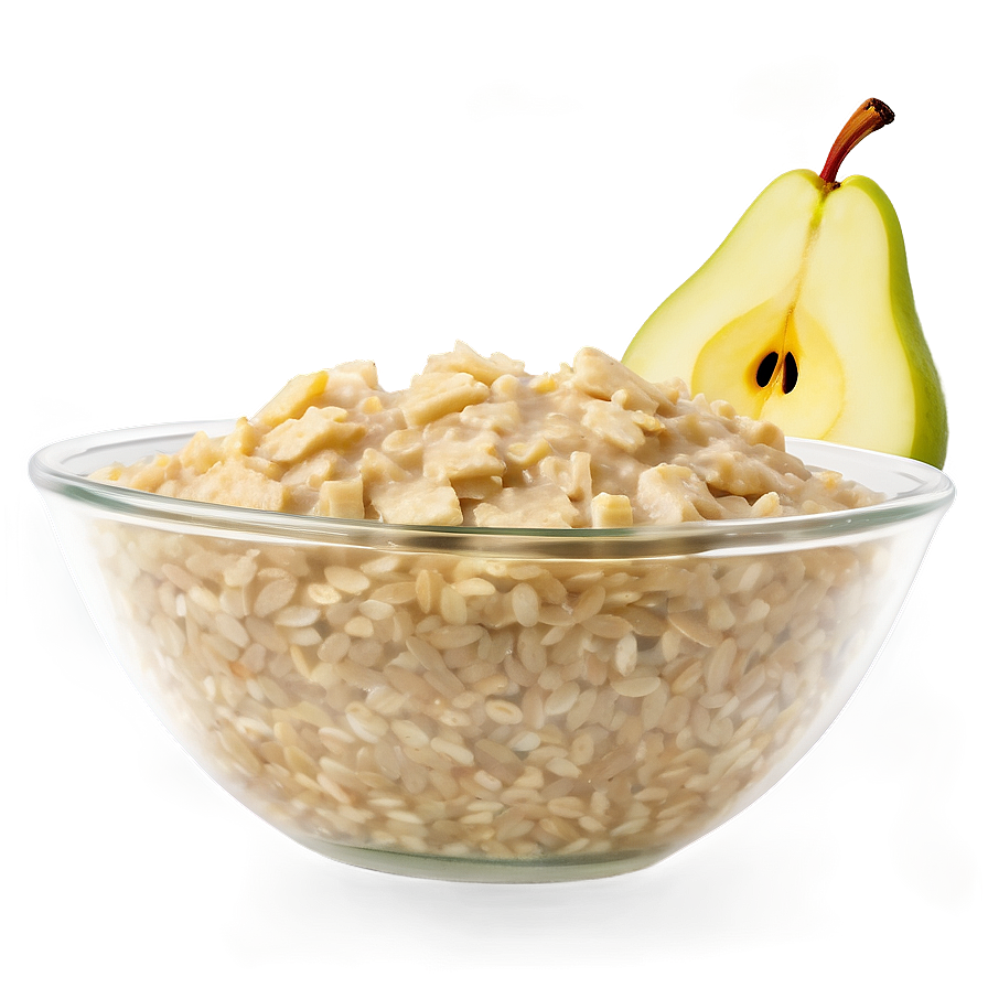 Oatmeal With Pear Png 93 PNG Image