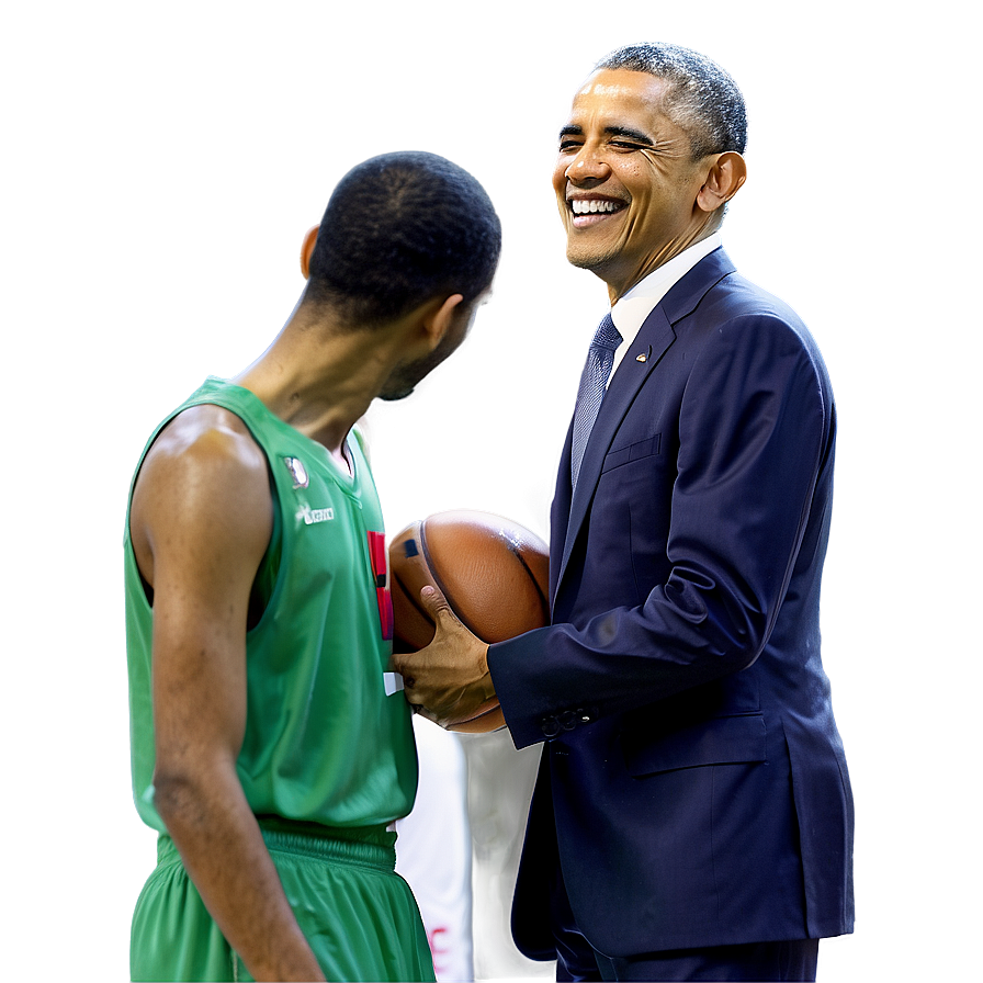 Obama Basketball Game Png Bqt PNG Image