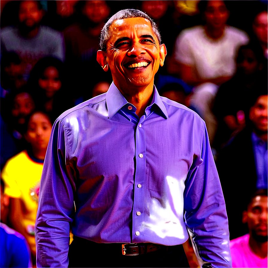 Obama Basketball Game Png Unu PNG Image