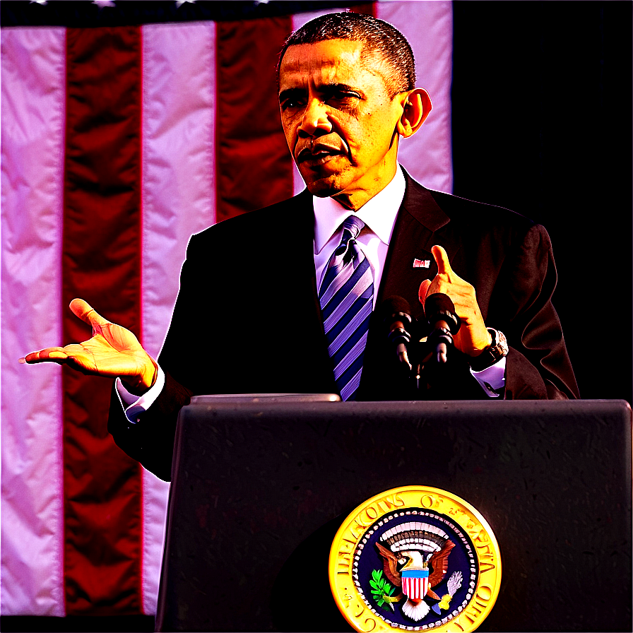 Obama Economic Speech Png Rfo PNG Image