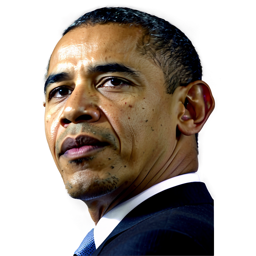 Obama Official Portrait Png Epg41 PNG Image