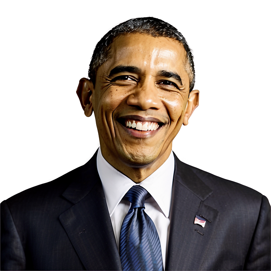 Obama Smiling Png Oif37 PNG Image