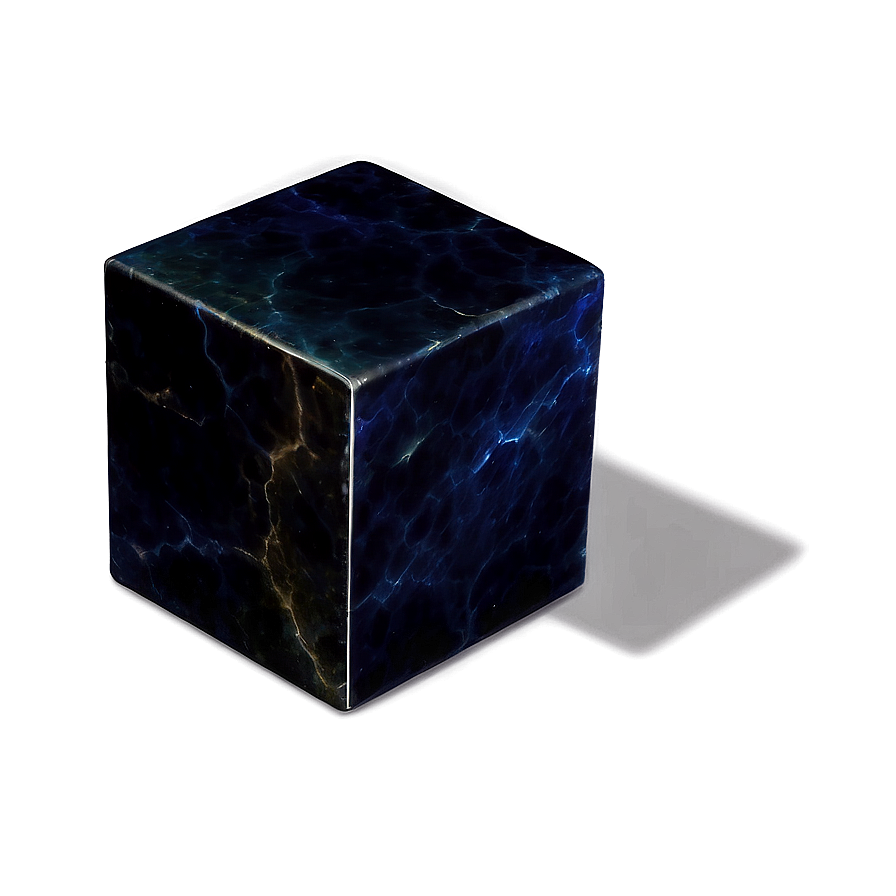 Obsidian Cube Block Png Cgs PNG Image