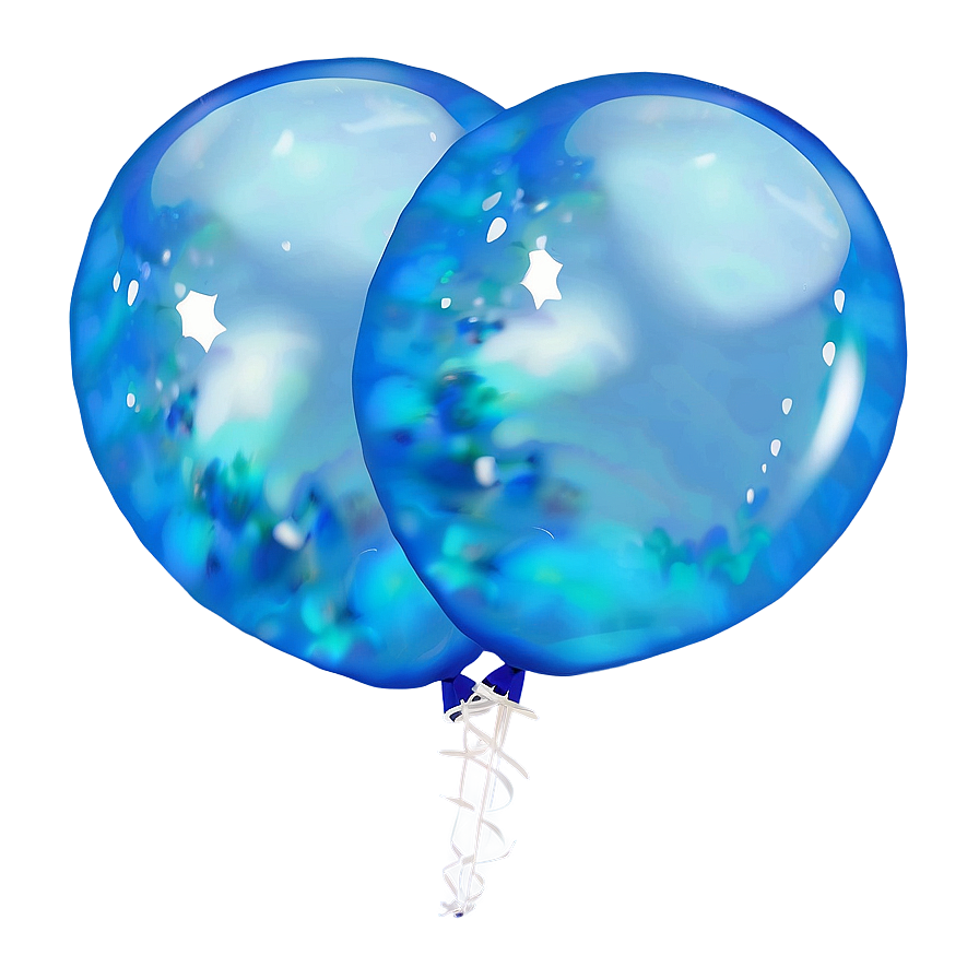 Ocean Blue Balloons Png 06122024 PNG Image