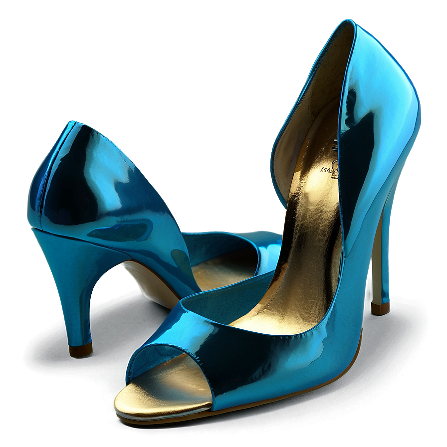 Ocean Blue Heels Png 35 PNG Image