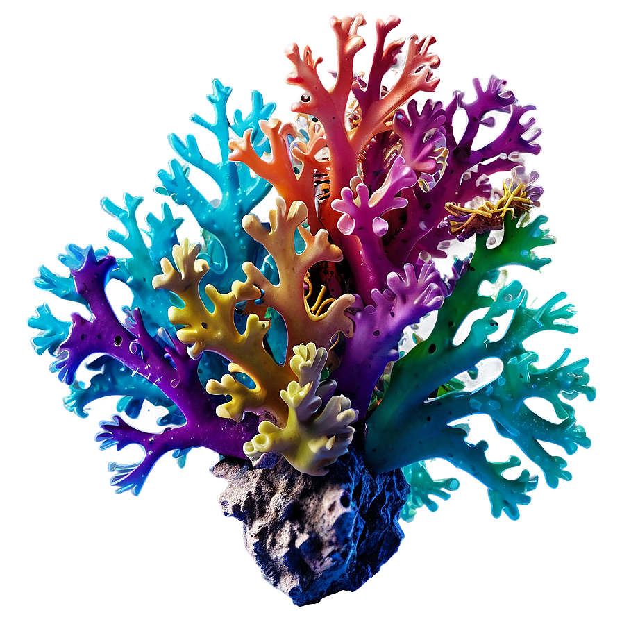 Ocean Colorful Coral Png Gvk64 PNG Image